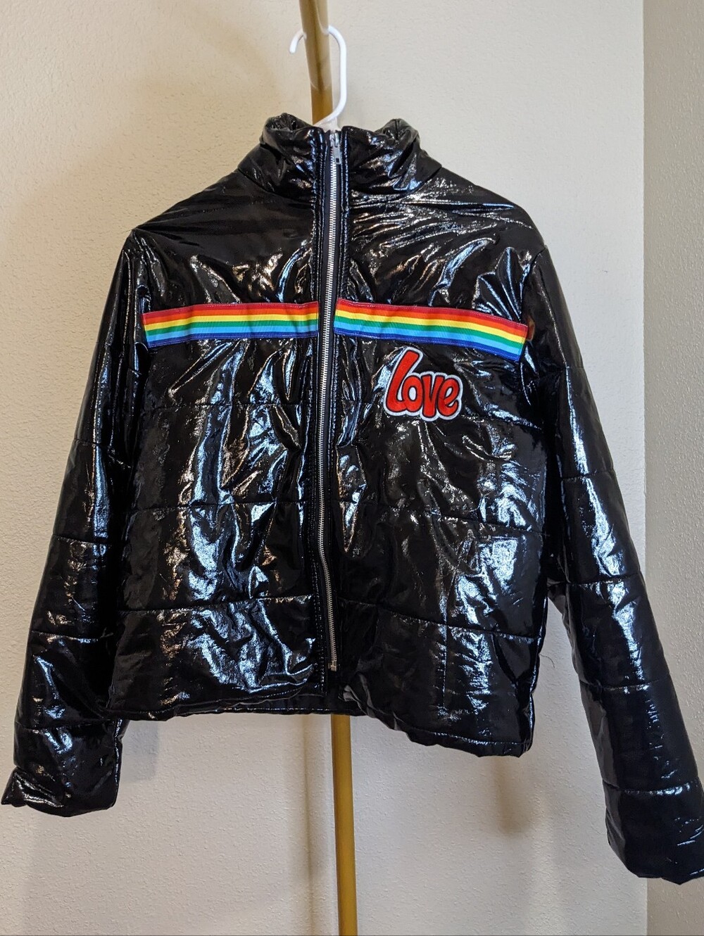 Marek+Richard Cropped Rainbow Love Bomber Pride